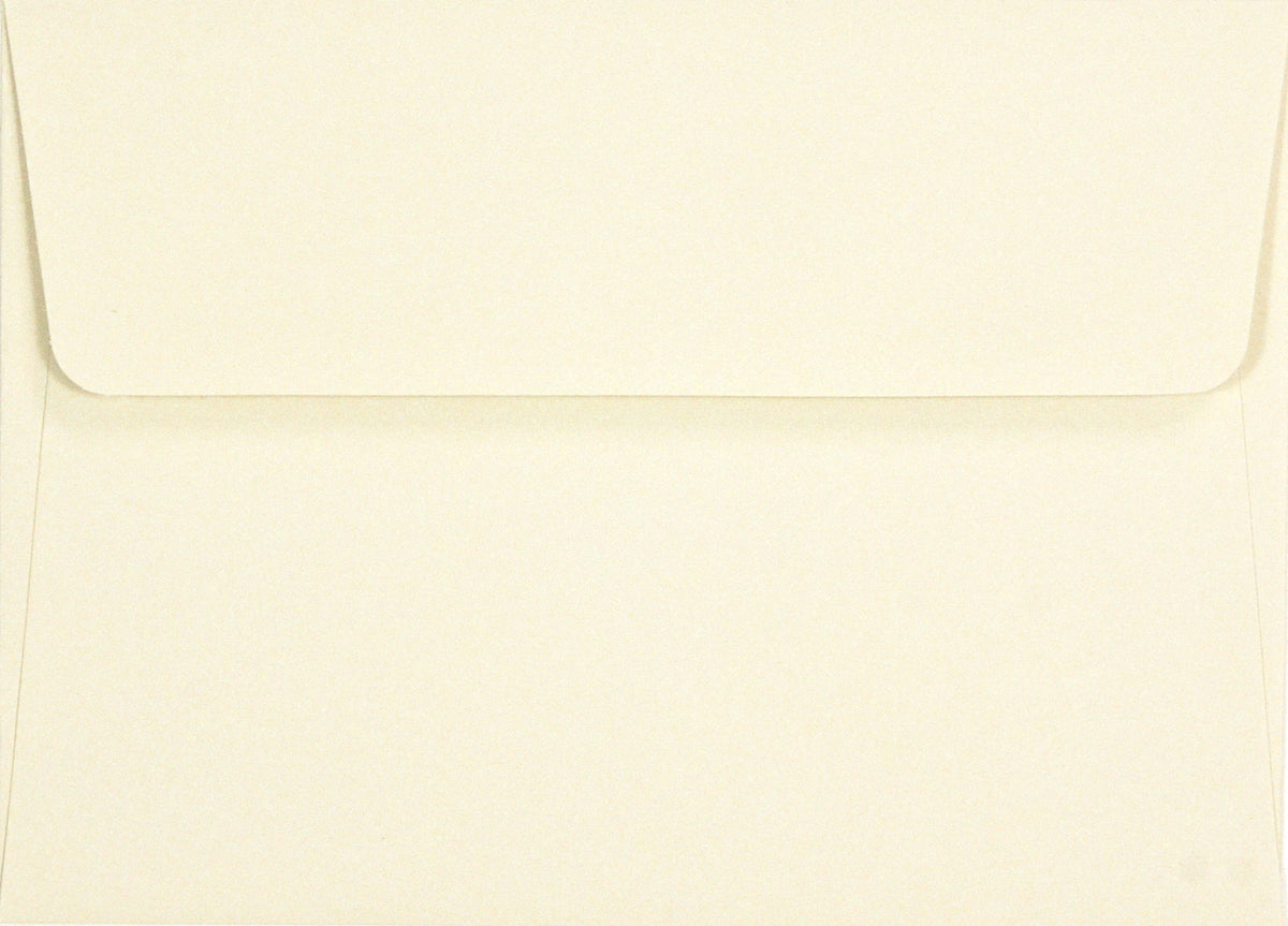 Cream ivory envelope included with Blue Dragonflies note cards set by Peter Pauper Press