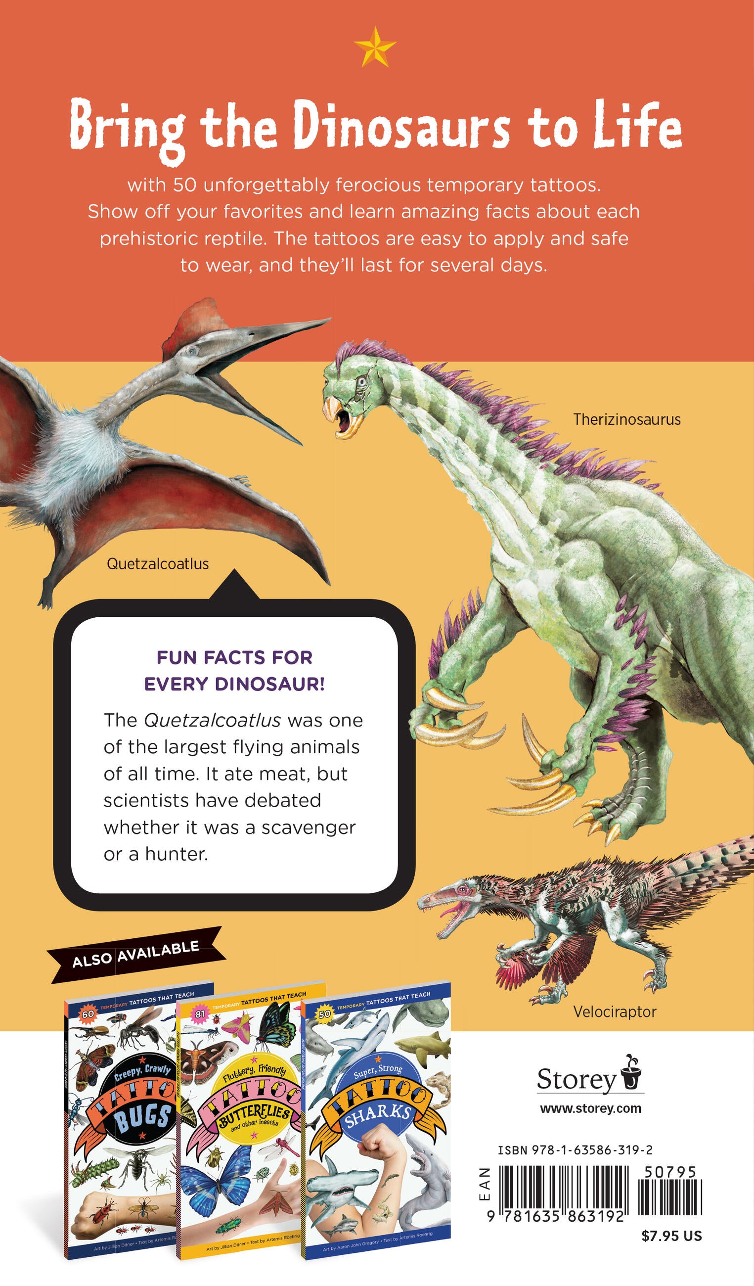 Roaring, Rumbling Tattoo: Dinosaurs