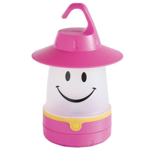 Smile LED Lantern Raspberry