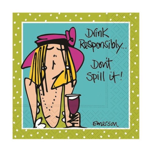 Don't Spill It - Beverage Napkin