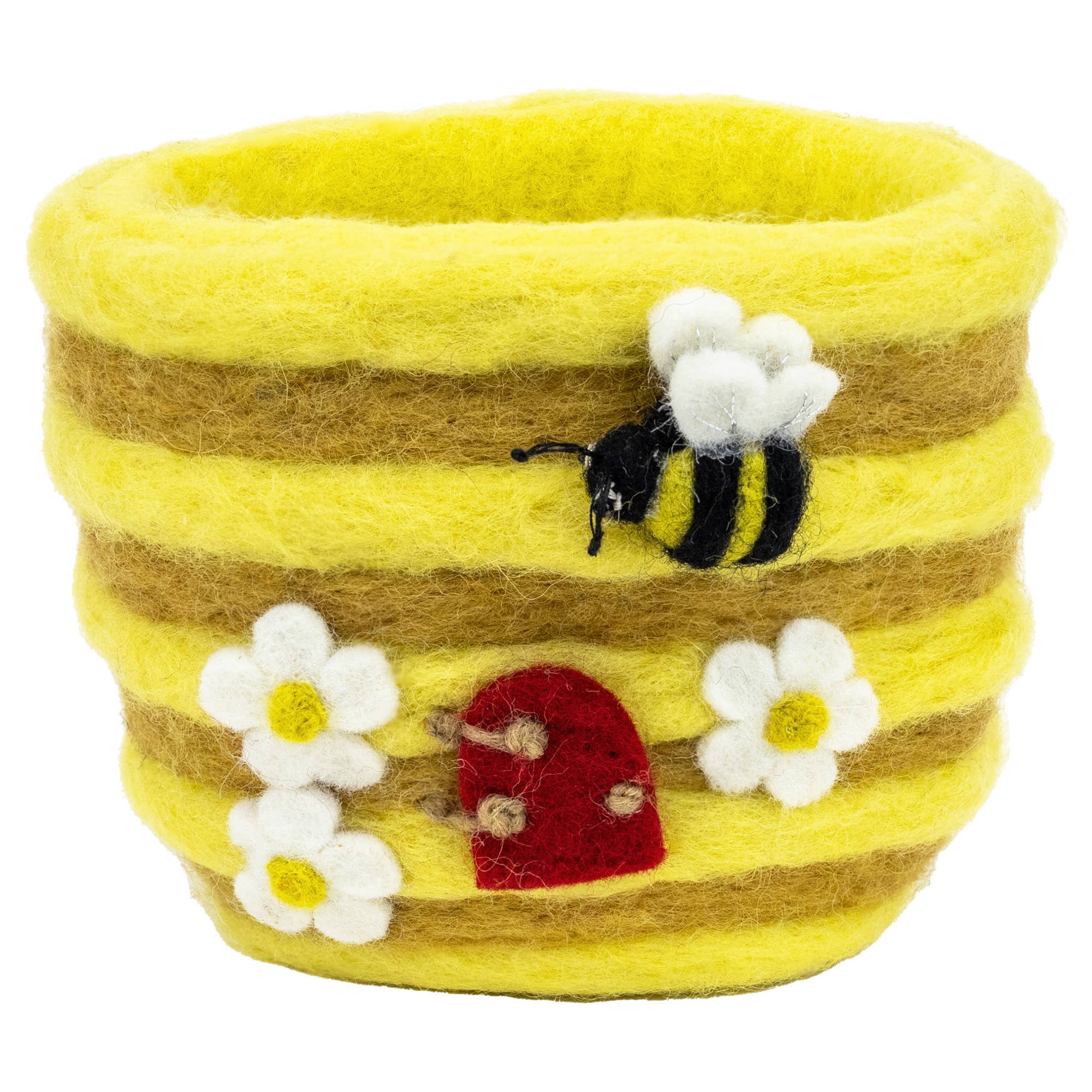 Felt Planter: Honey Hive
