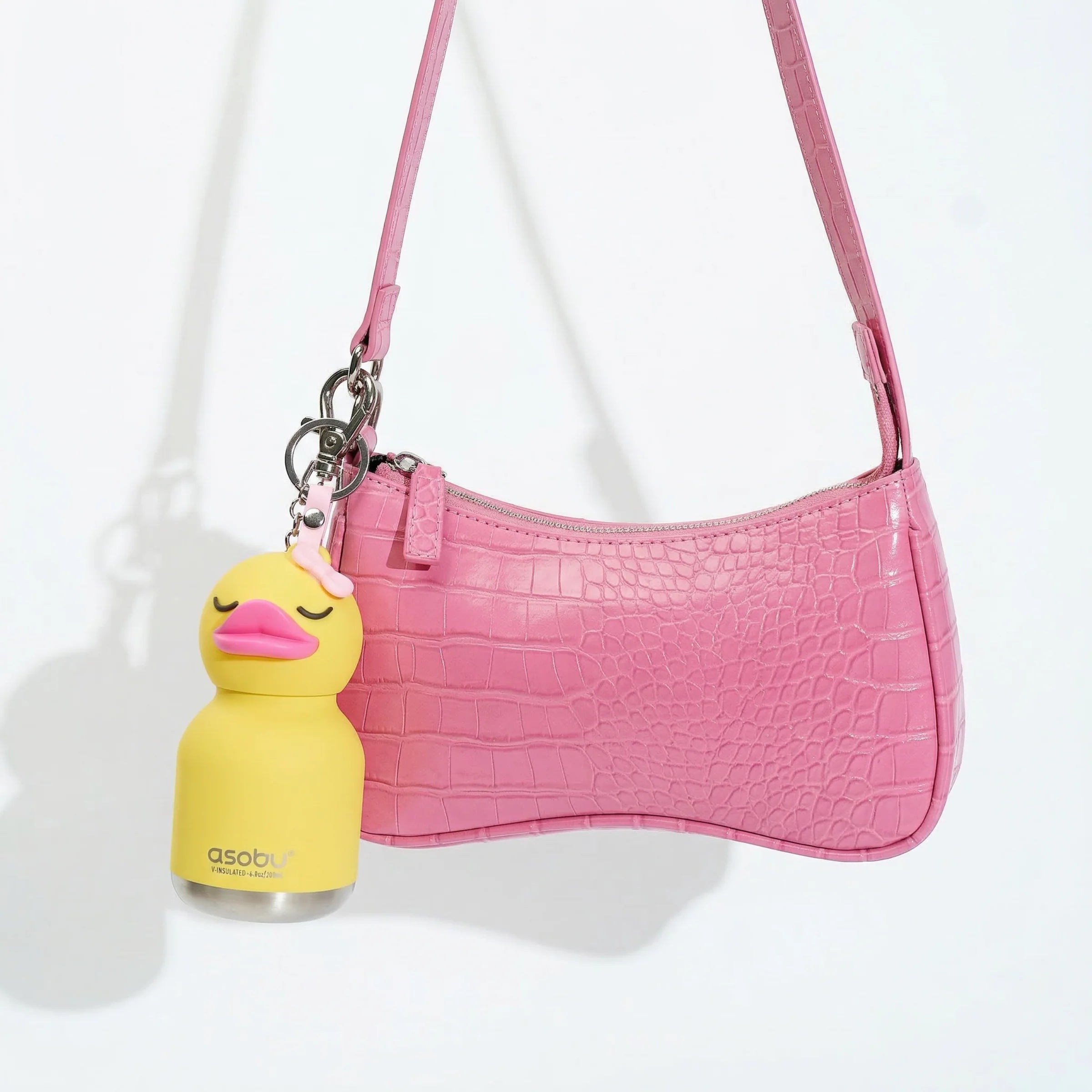 Bag Charm Water Bottle - Ducky