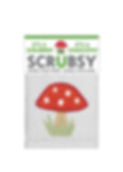 Scrubsy Cloth - Mushroom