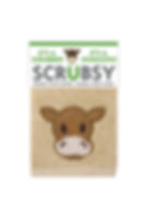 Scrubsy Cloth - Cow
