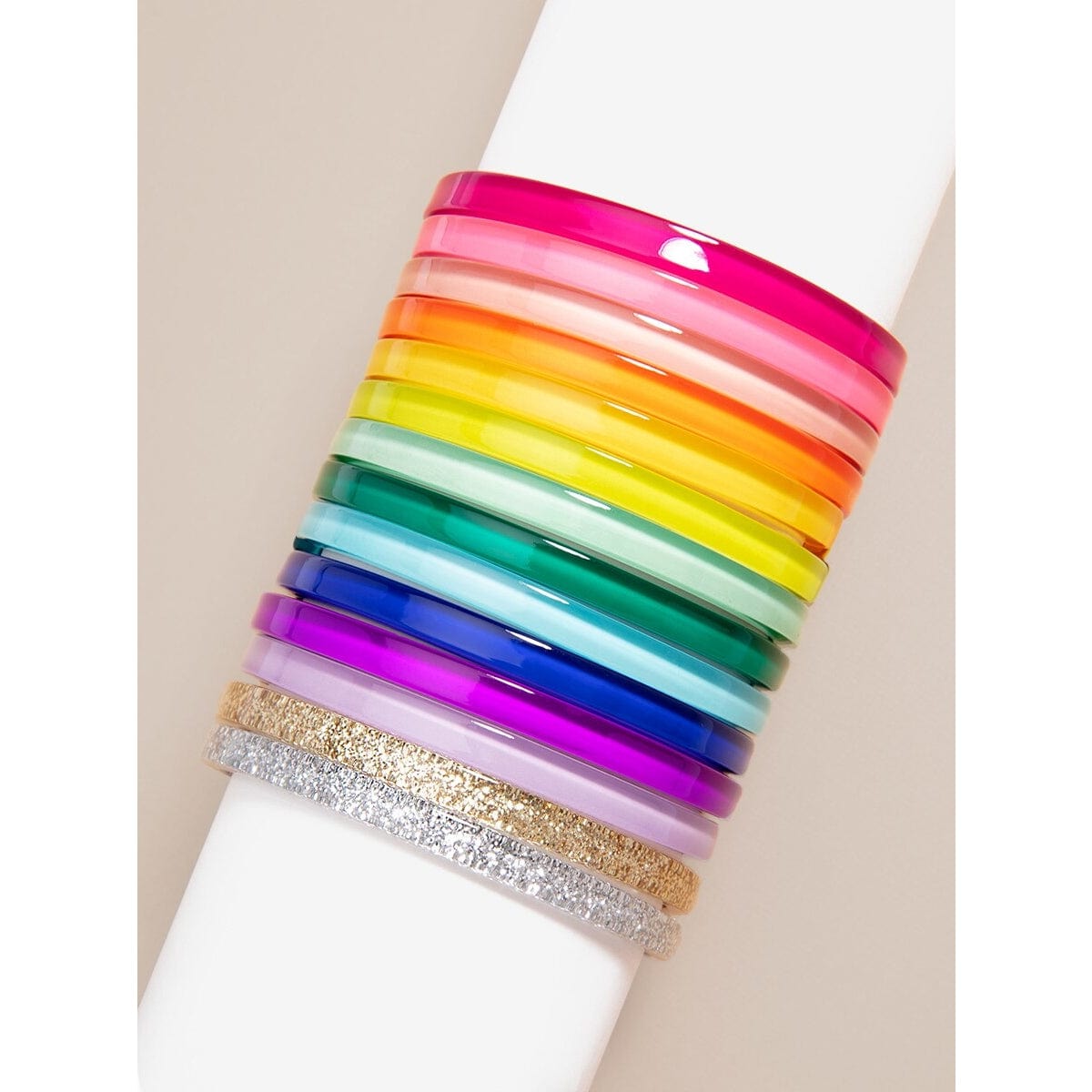 Skinny Resin Bangle - Multi Colors
