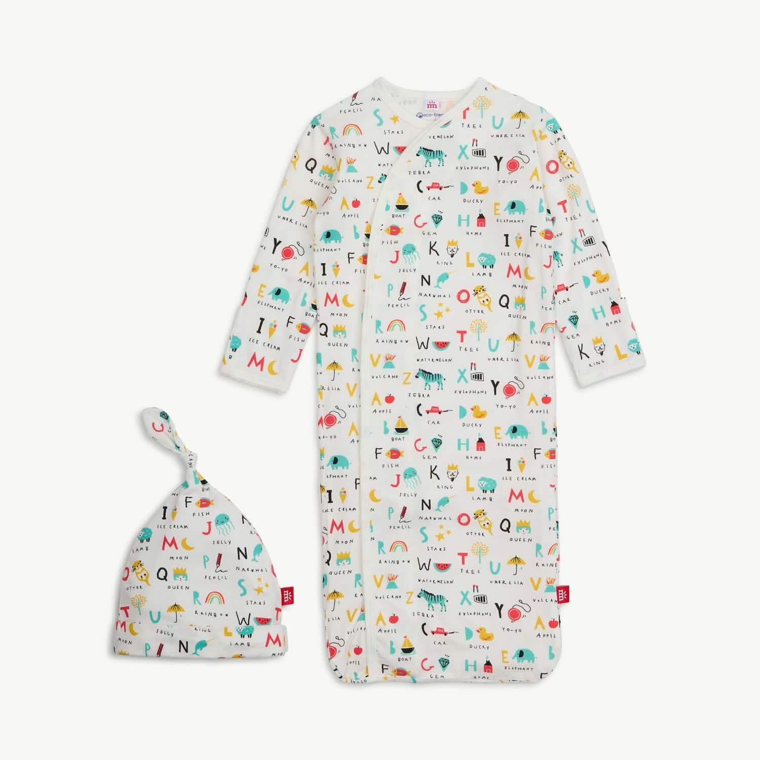 ABC Love Modal Gown/Hat Set 0 - 3 Mos.