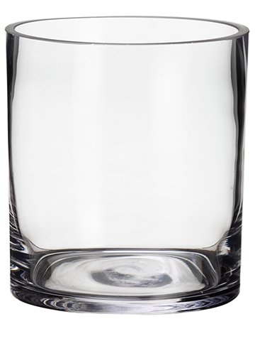 5"h 4.5"D glass cylinder vase