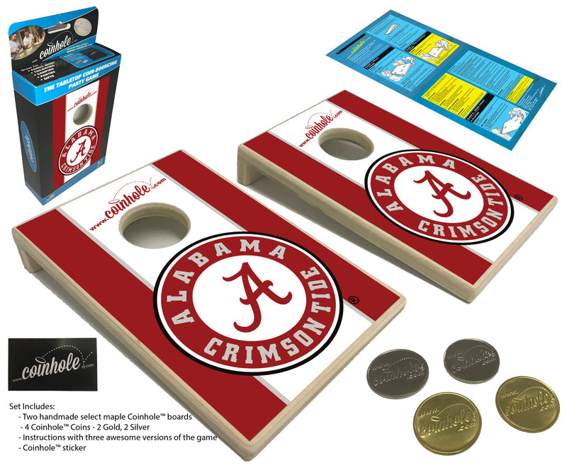Alabama Crimson Tide Coinhole Game Set