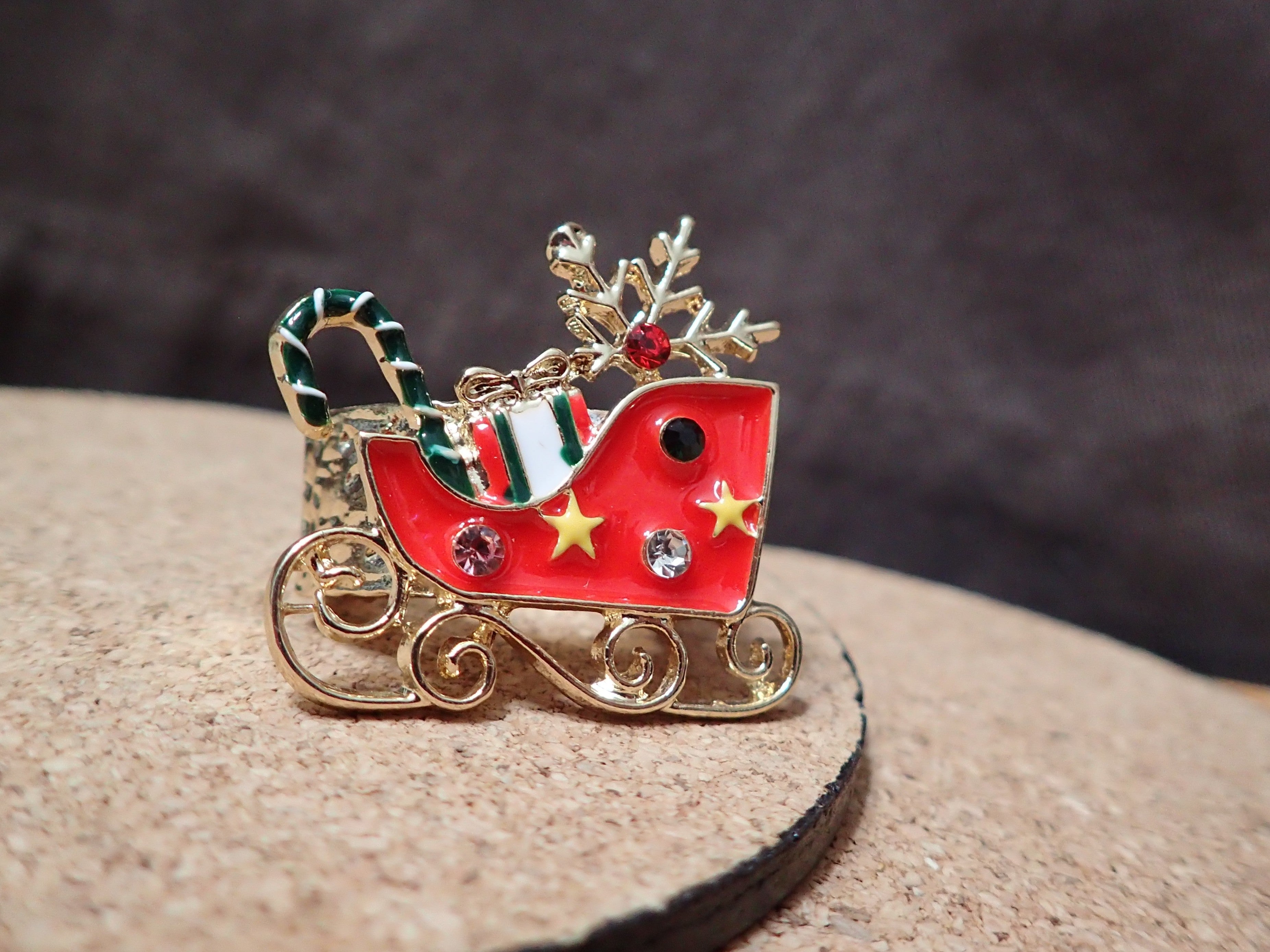 Gold Reindeer Ring