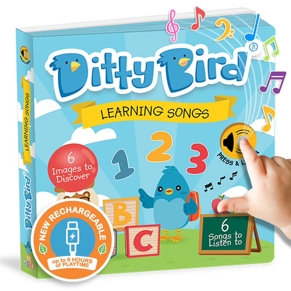 DITTY BIRD-LEARNING SONGS-RECHARGEABLE MUSICAL BOOK