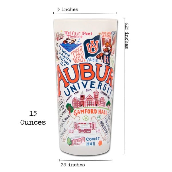 Auburn University Glass (set of 2)
