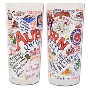 Auburn University Glass (set of 2)