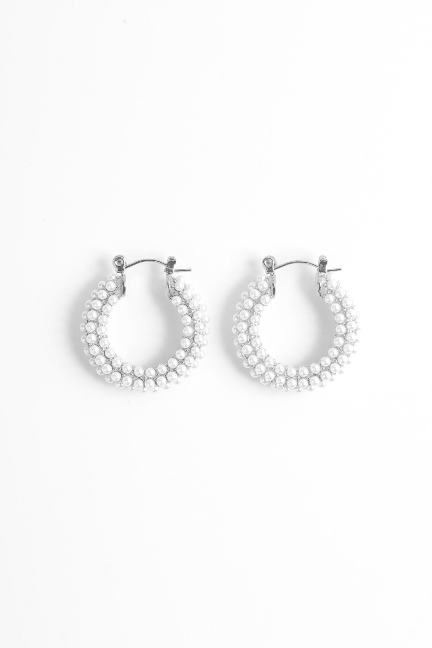 Audrey Hoops - Pearl - Silver