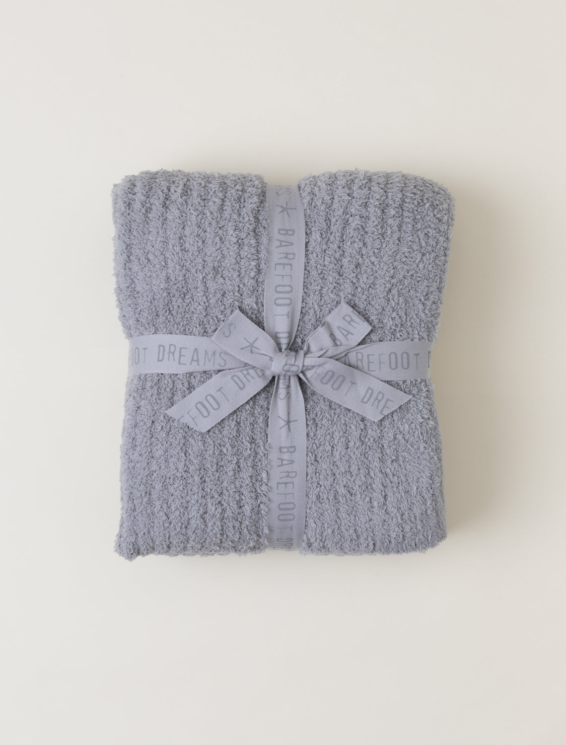 Cozy Chic Ribbed Throw - Dove Gray