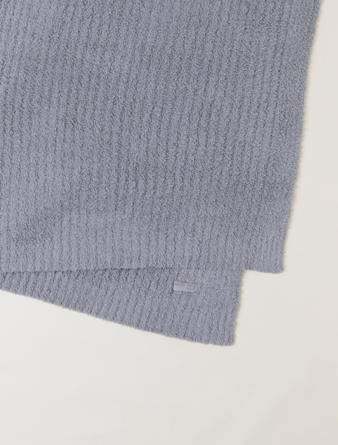 Cozy Chic Ribbed Throw - Dove Gray