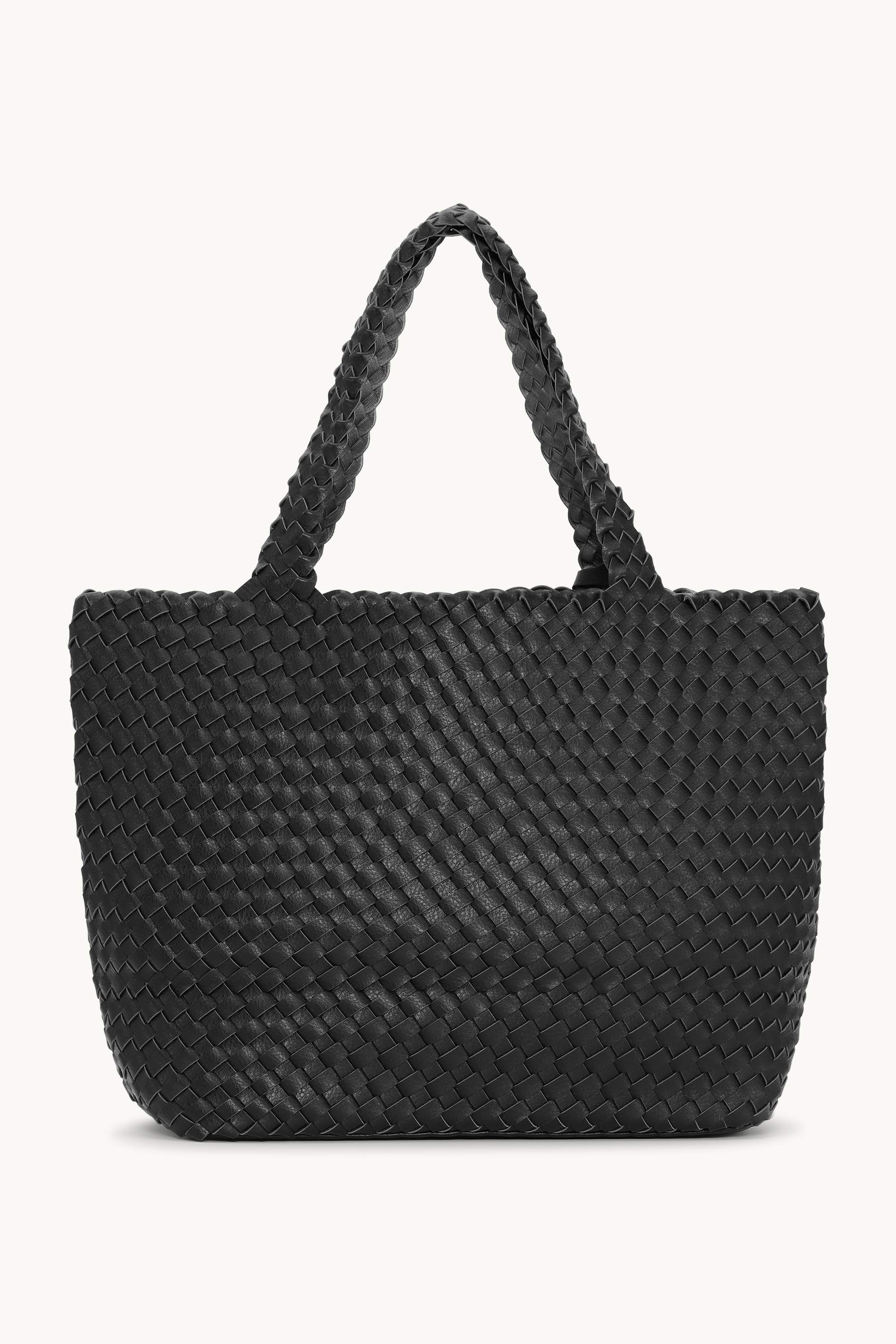 Tote Bag, Black w/Gun Metal
