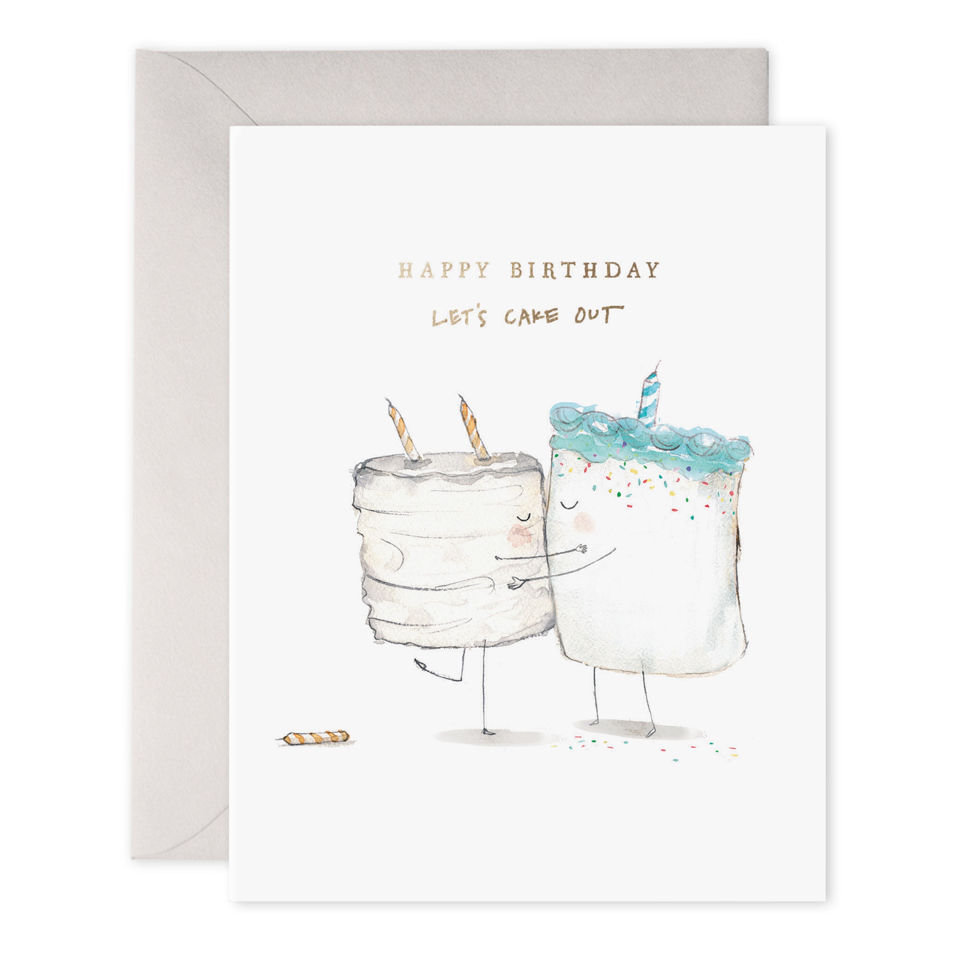 CAKE OUT BIRTHDAY GREETING
