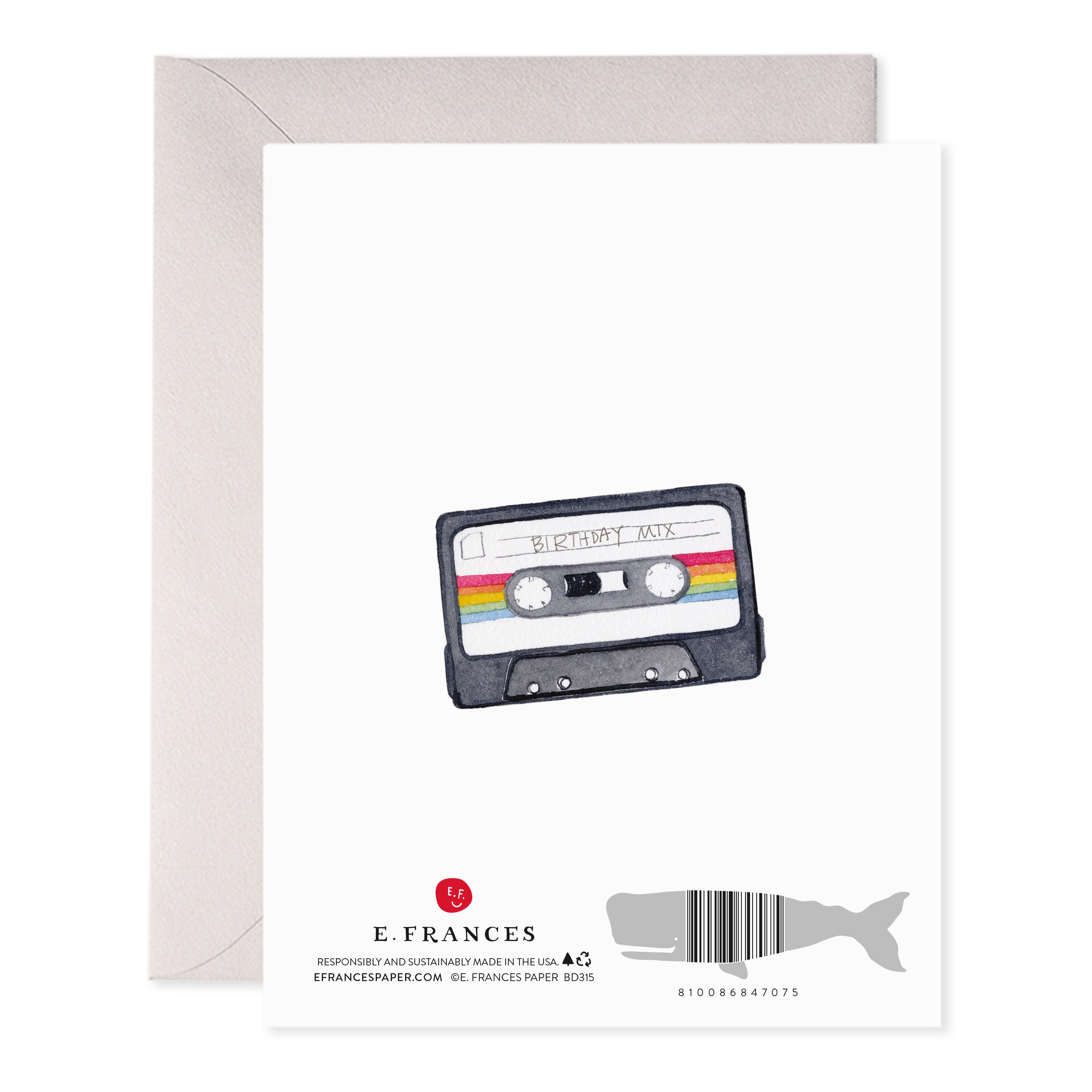 BOOM BOX BIRTHDAY CARD