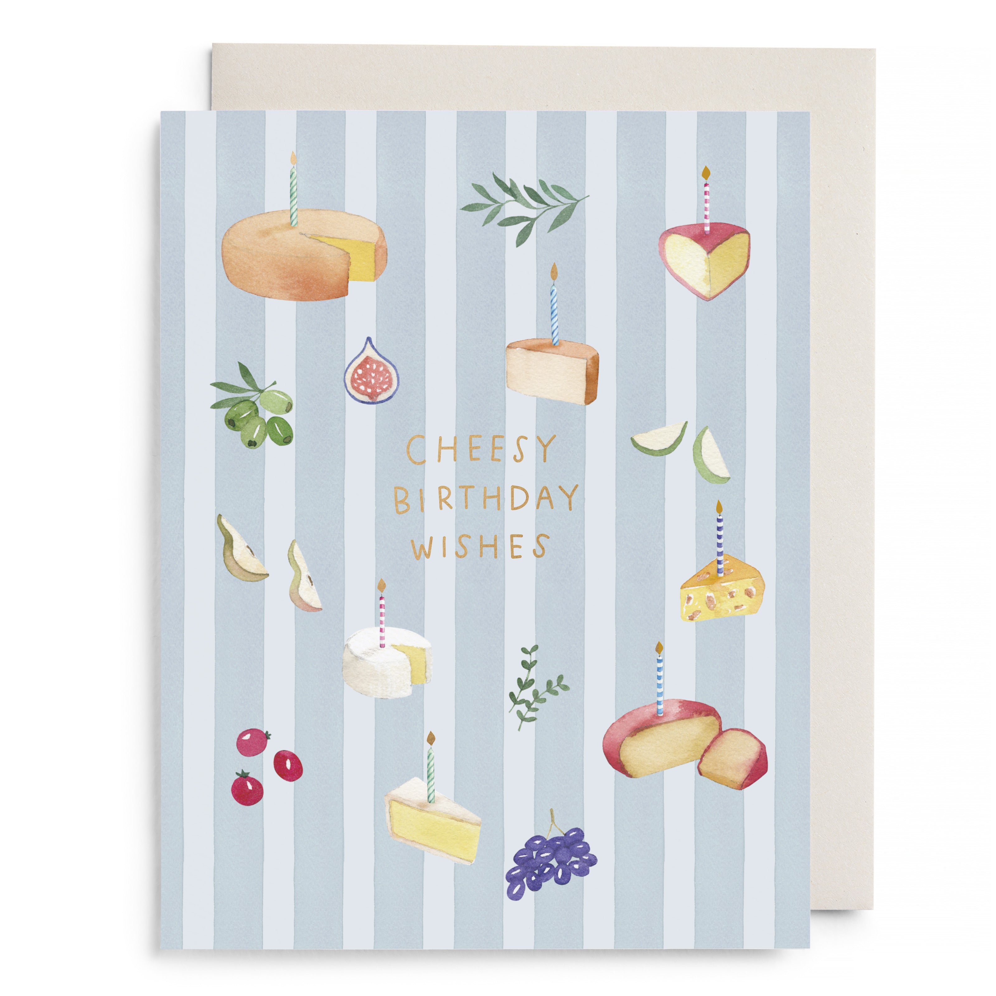 Cheesy Wishes Birthday Card