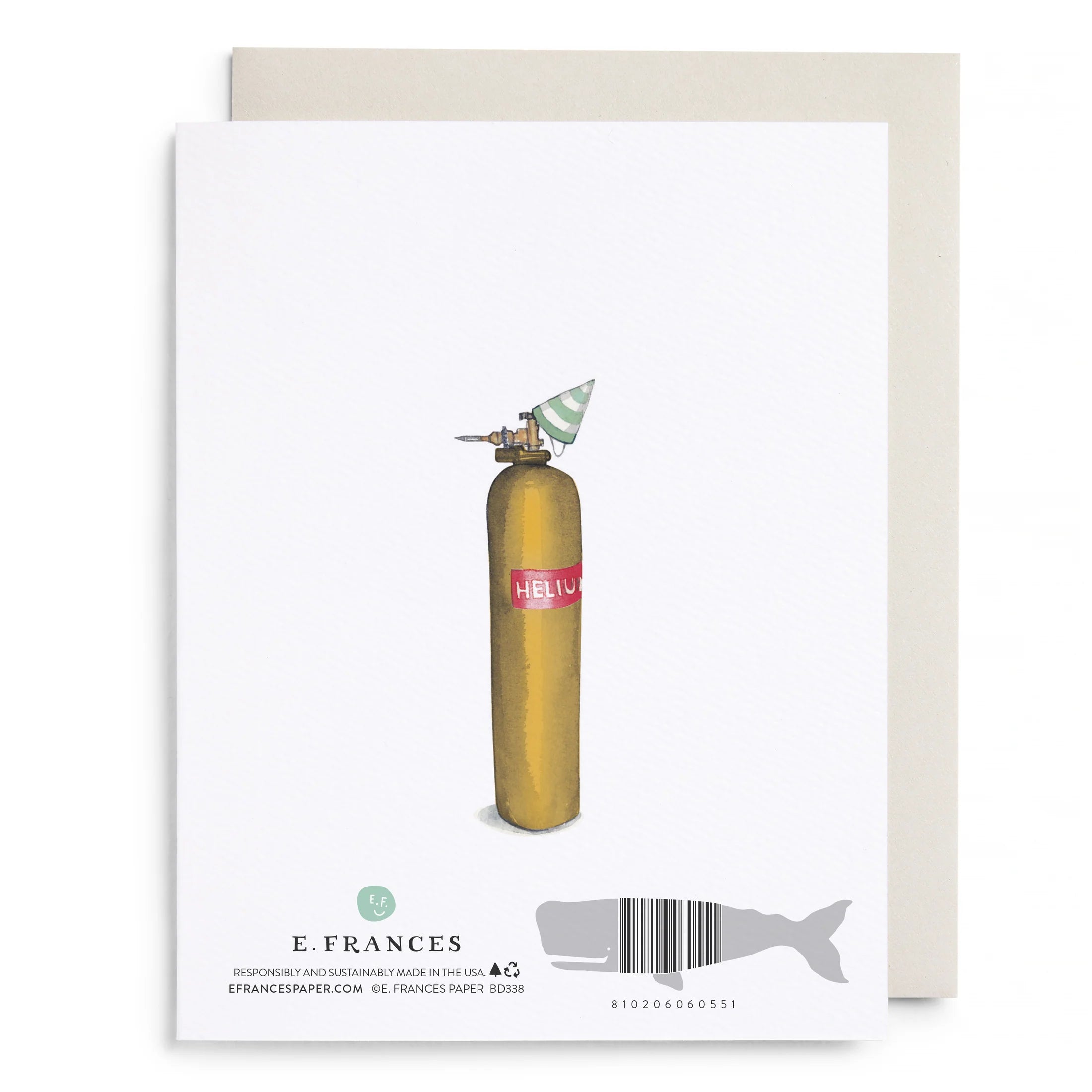 Helium 21st Birthday Card