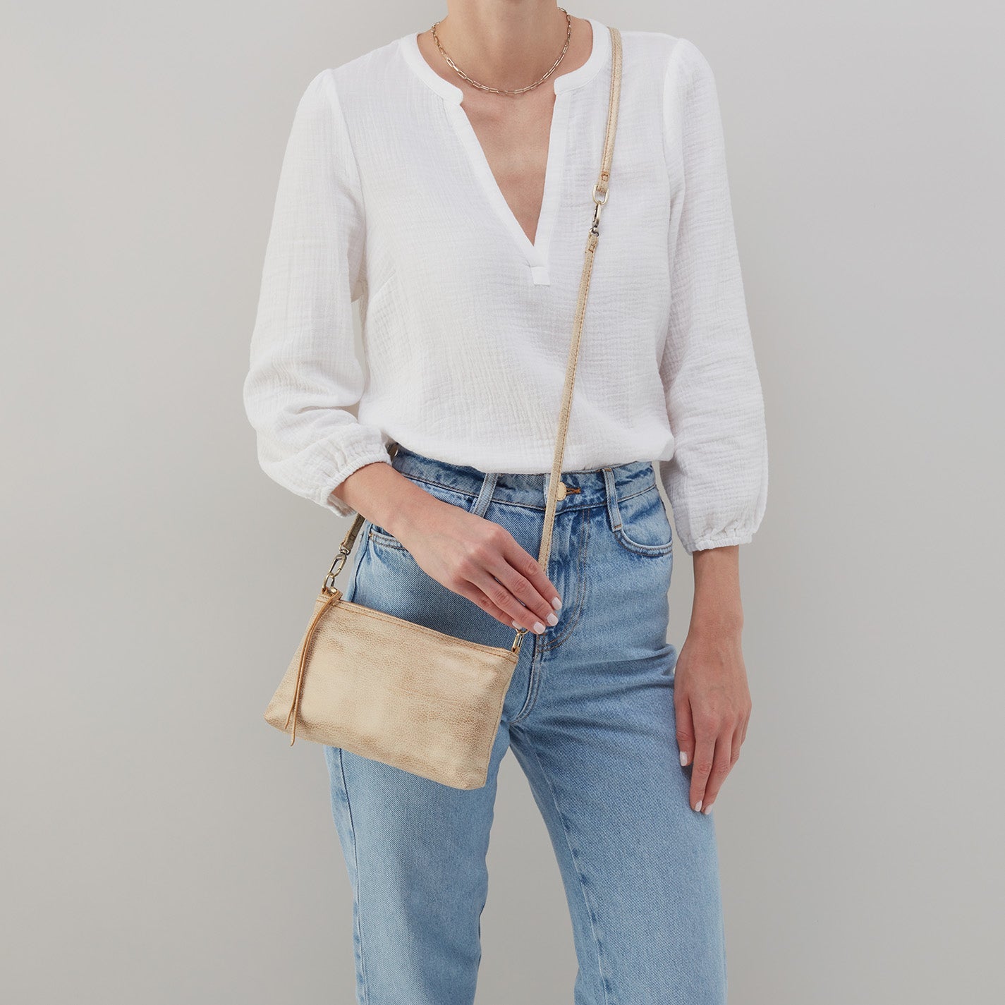 DARCY CROSSBODY PURSE, GOLDLEAF