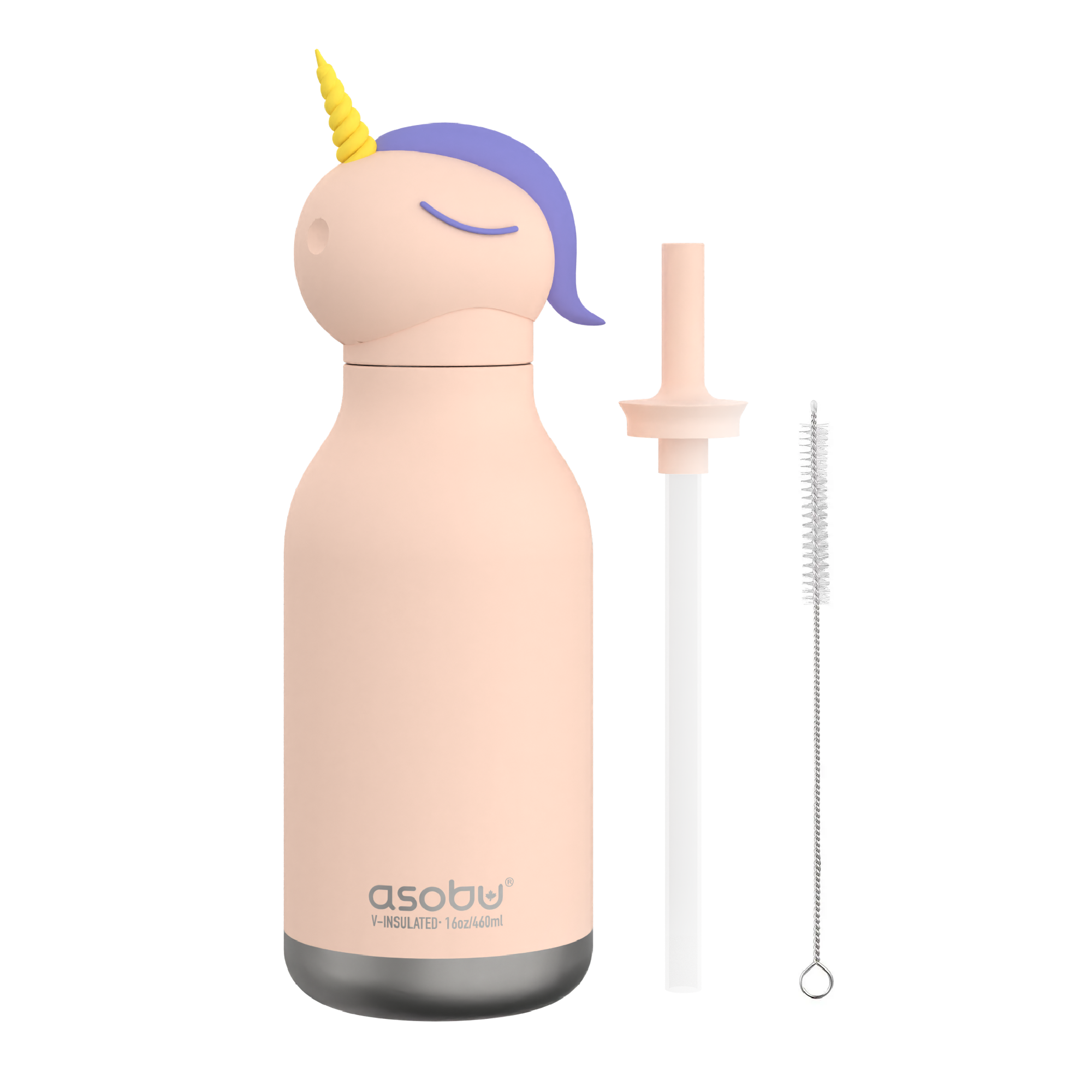 Ceramic-Lined Water Bottle - Unicorn