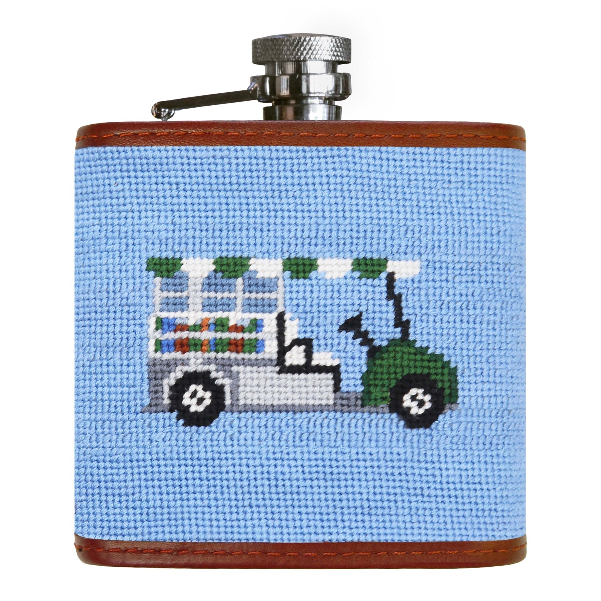 Beverage Cart Flask (Light Blue)