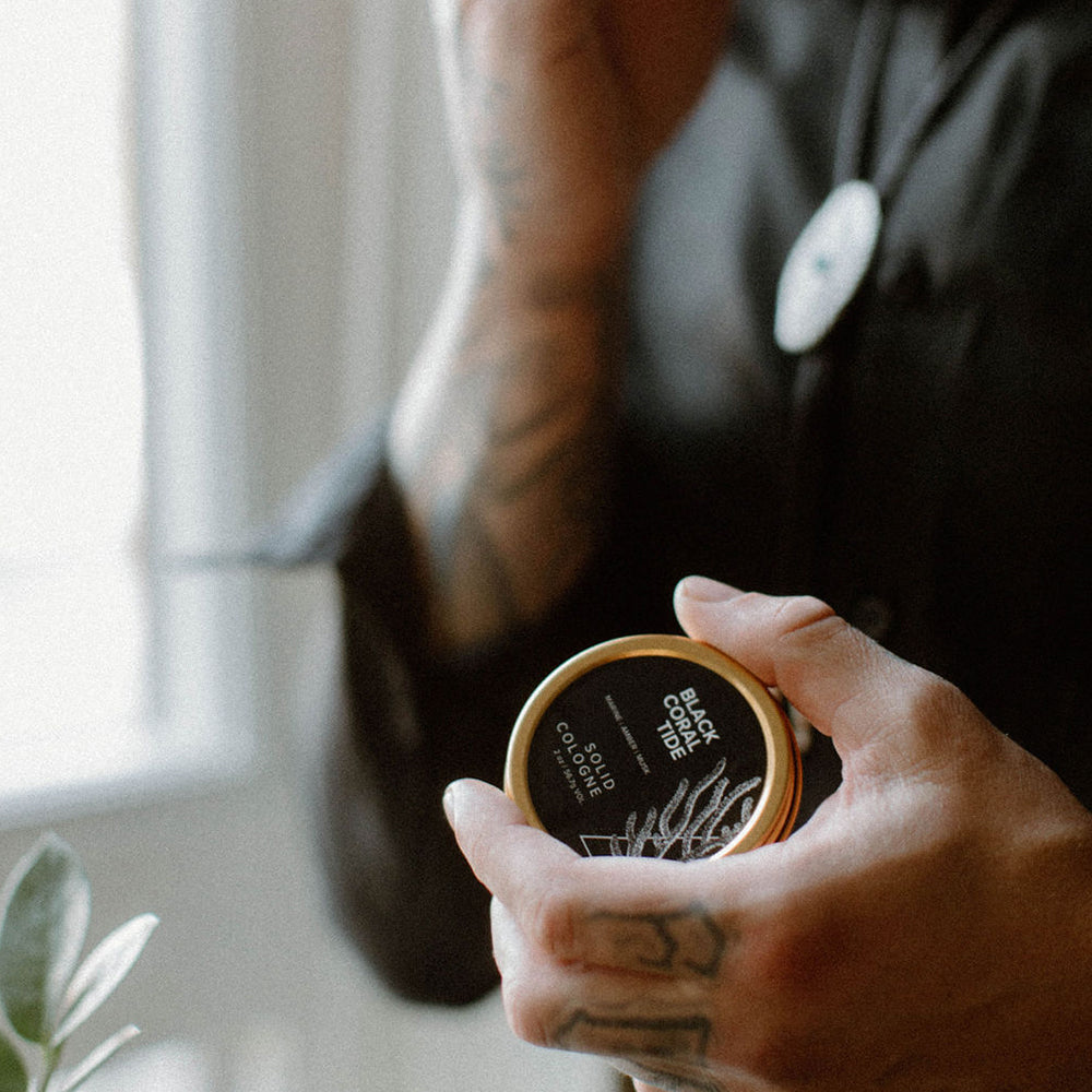 Black Coral Tide Solid Cologne 2 oz.