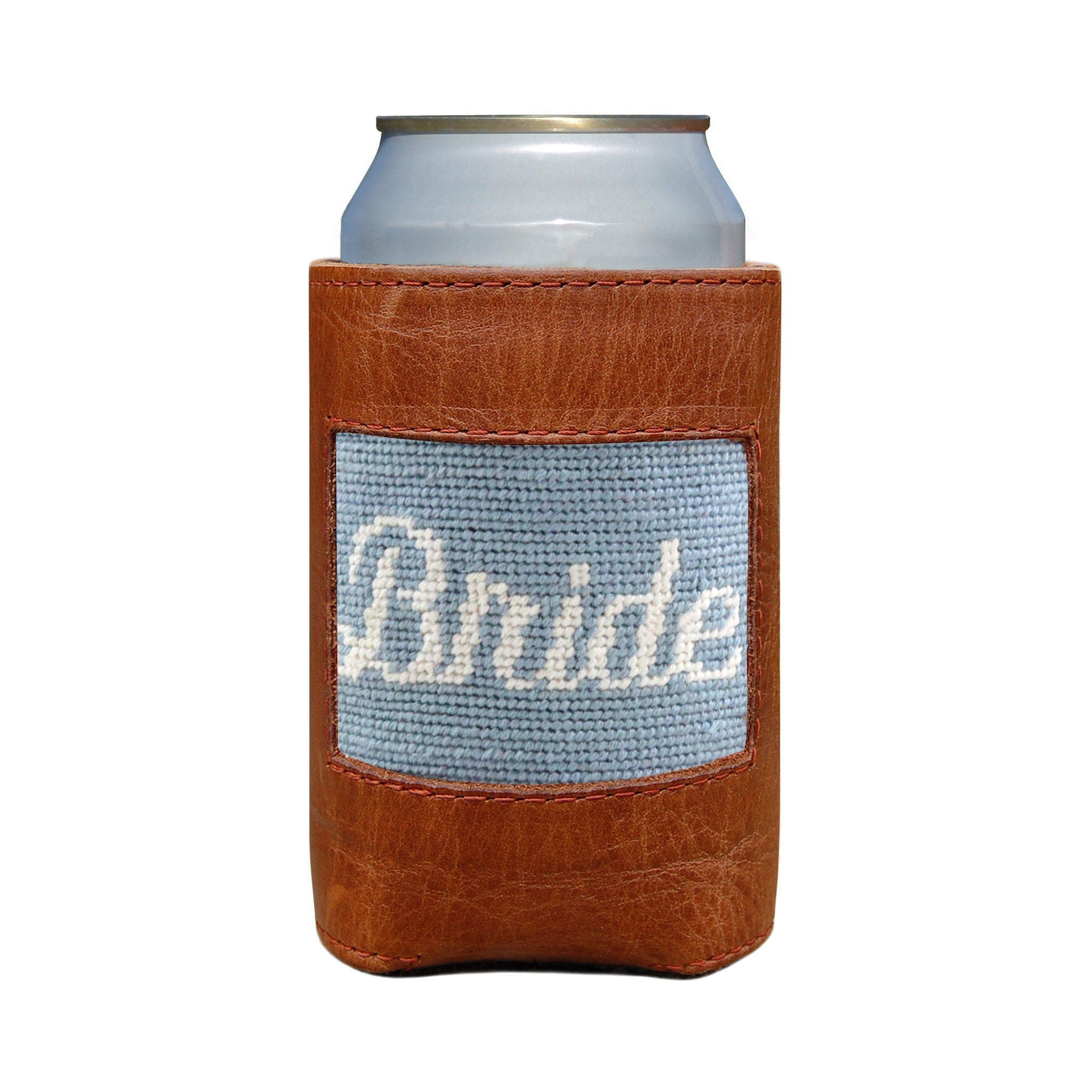 Bride (Antique Blue) - Needlepoint Can Cooler