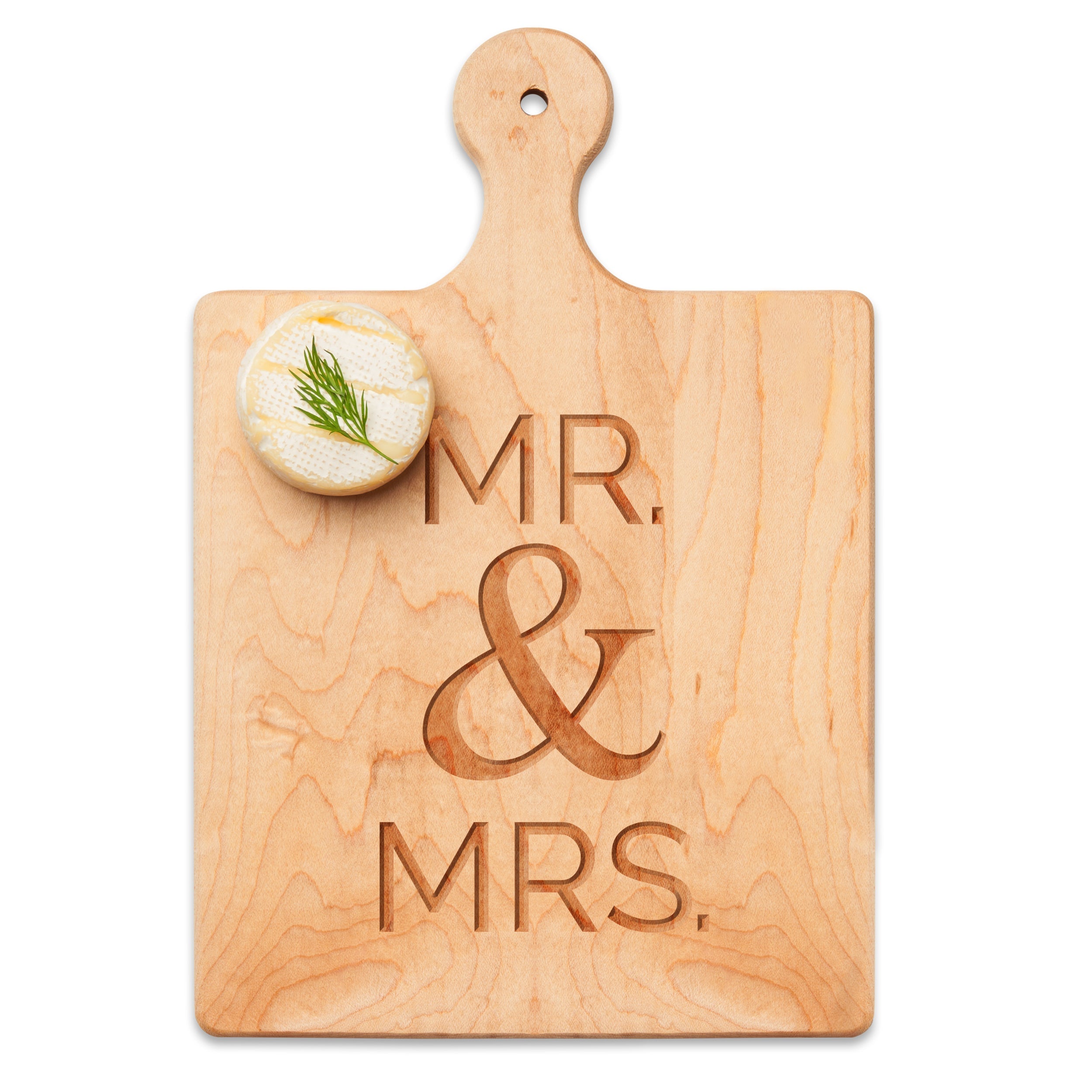 9"X6" MAPLE ARTISAN BOARD MR. & MRS.