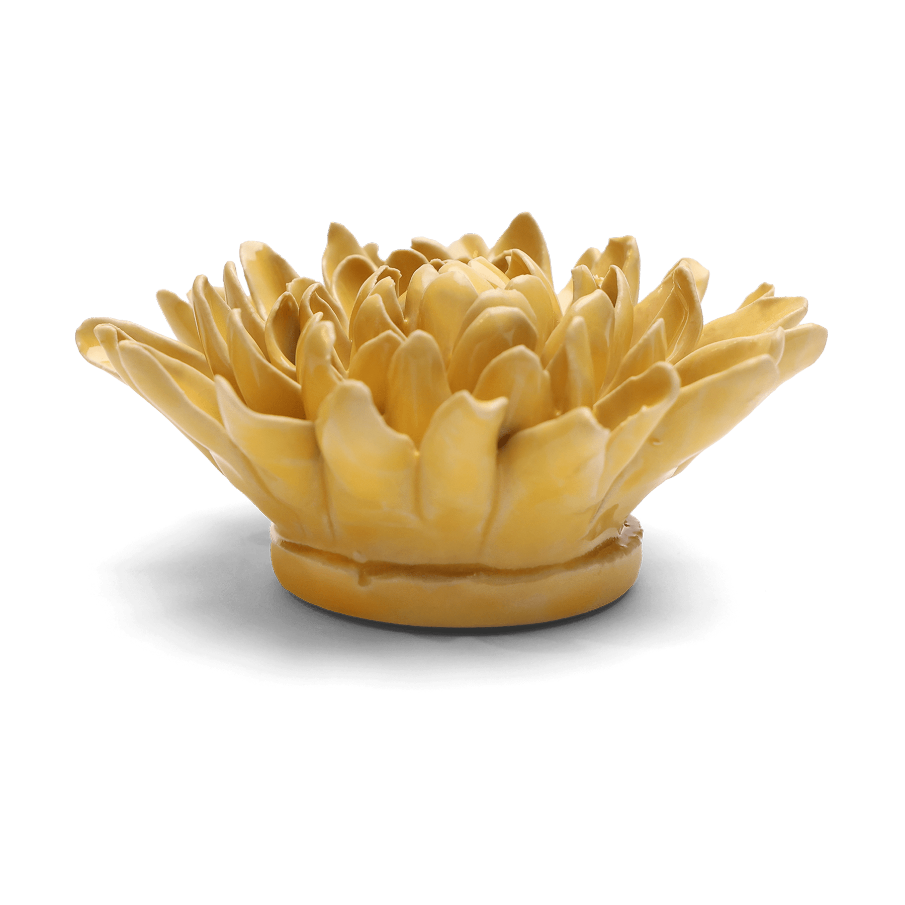 Ceramic Flower Collection Yellow Chrysanthemum