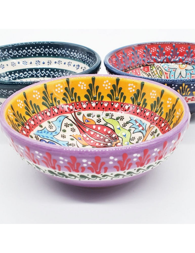 TURKISH 5" GARDEN BOWL MULTI COLORS