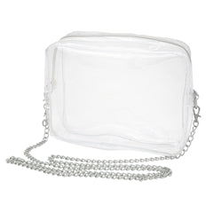 CAMERA CROSSBODY CLEAR BAG BLACK