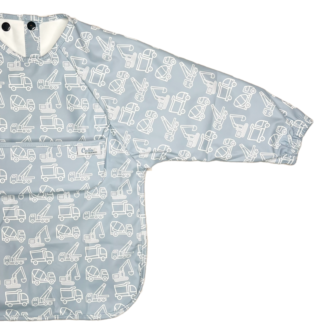 THE GRAYSON LONG SLEEVE BIB-CONSTRUCTION-CLOUD GRAY