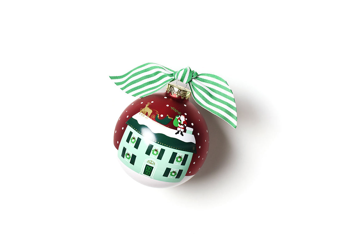 Home for Christmas 100mm Glass Ornament