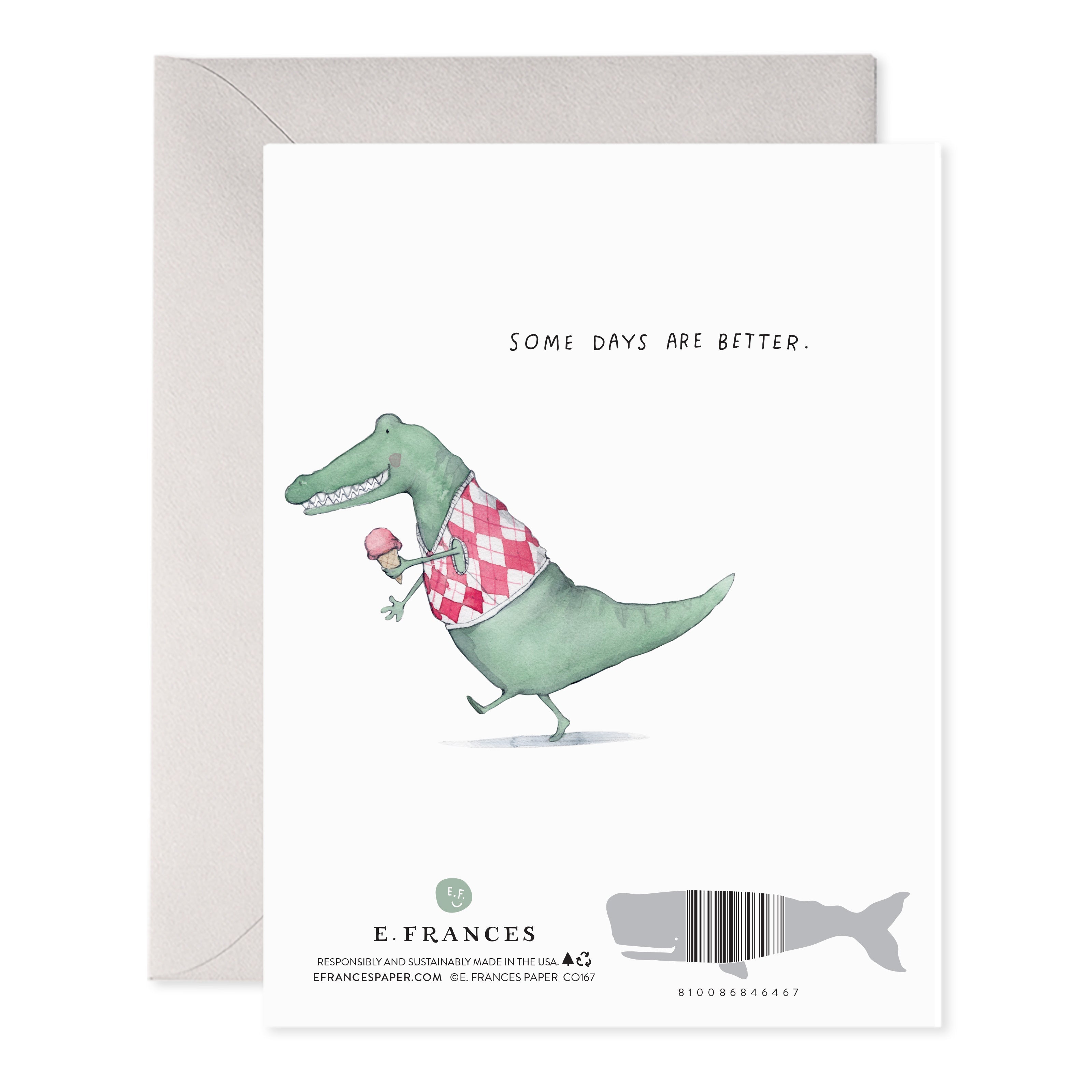 ALLIGATOR HARD DAY CARD