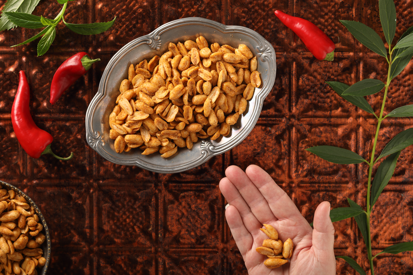 GOURMET CAJUN SPICED PEANUTS-2 OZ POUCH