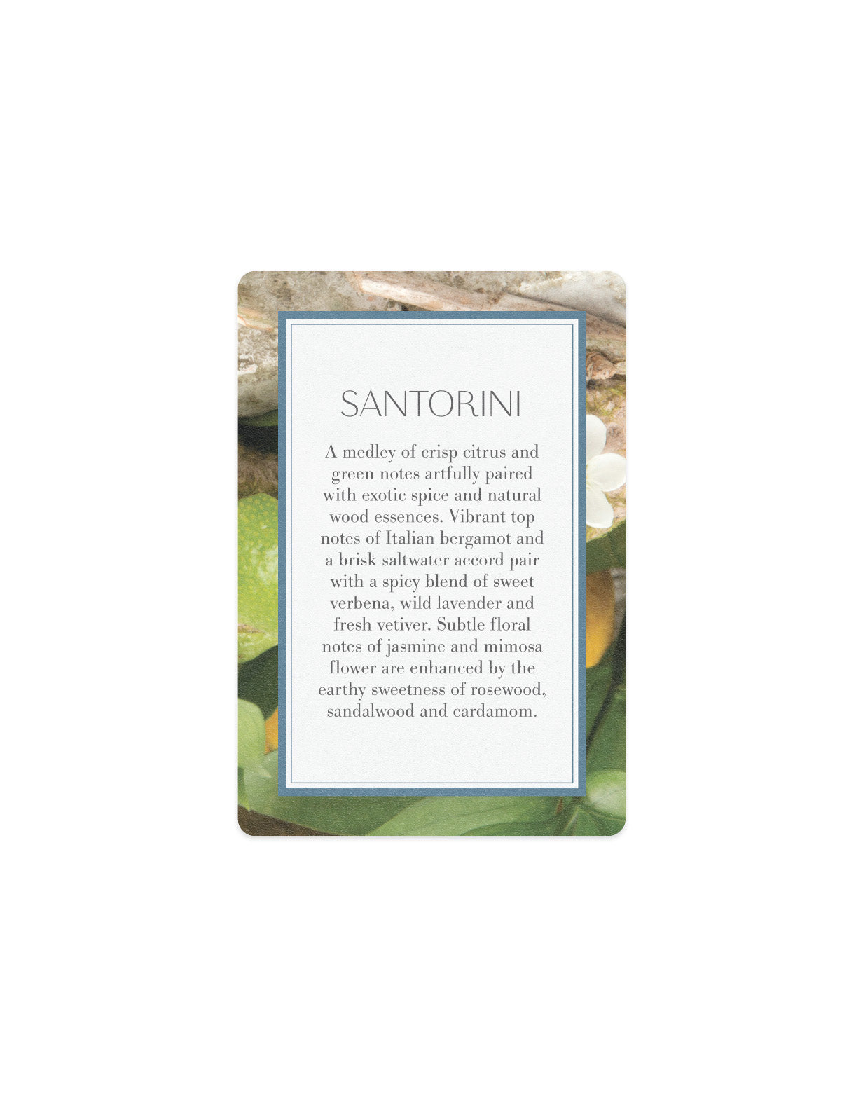 Santorini Scented Card