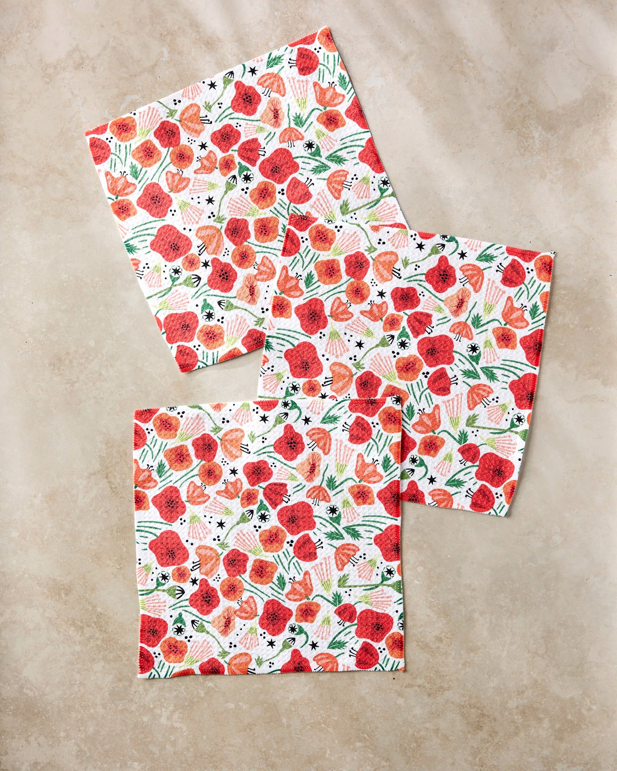 POPPY POWER DISHCLOTH SET