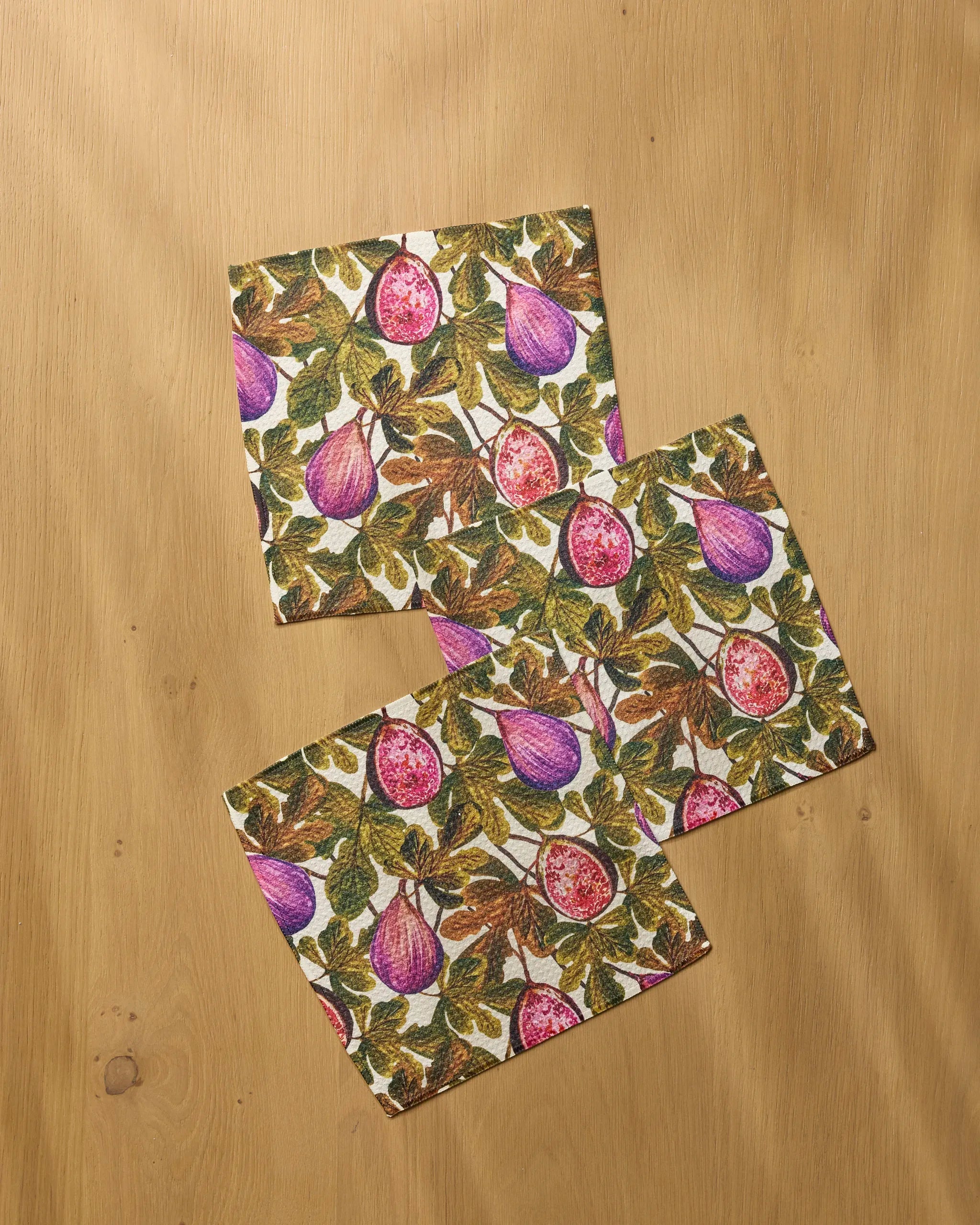 WILD FIG DISHCLOTH SET