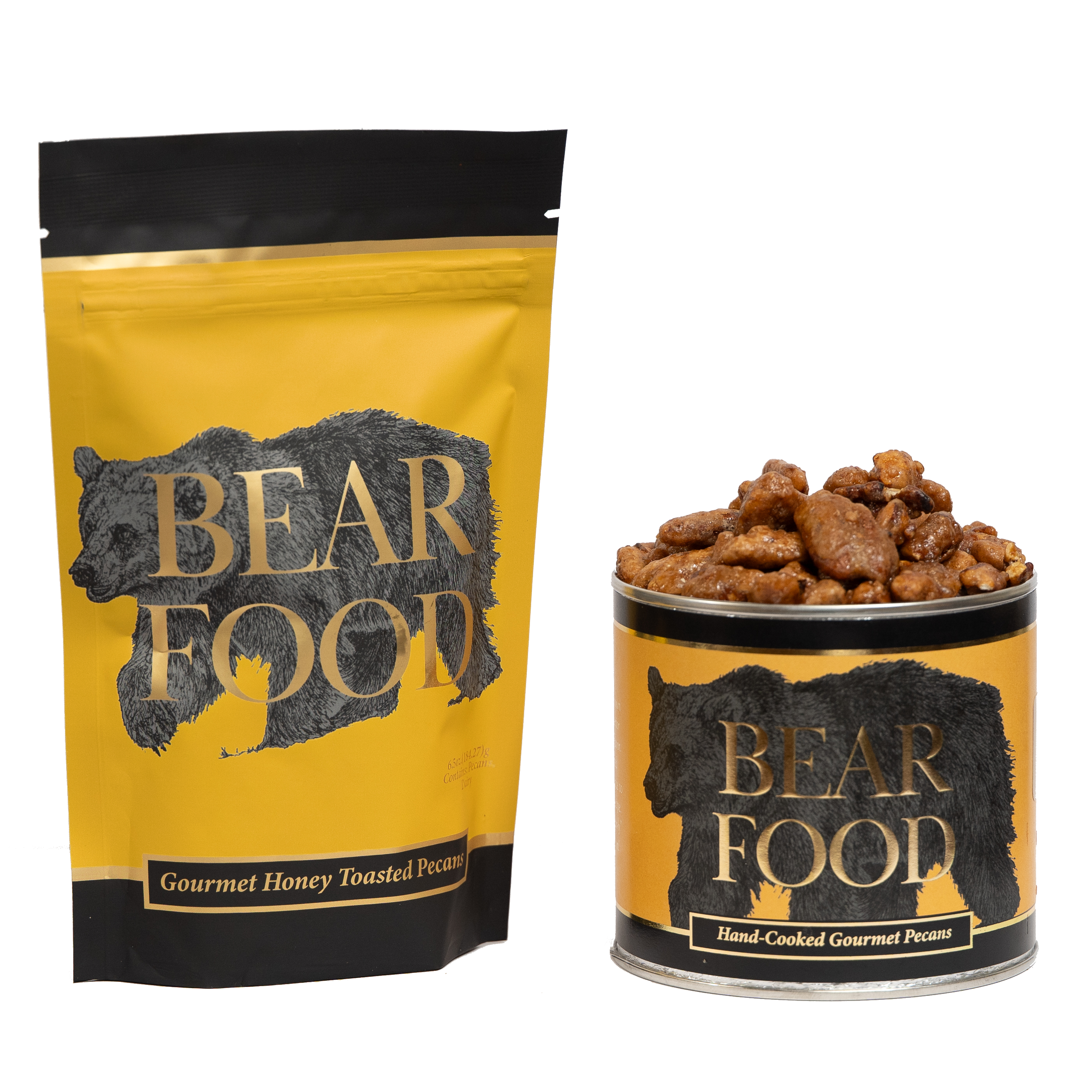GOURMET HONEY TOASTED PECANS-2 OZ POUCH