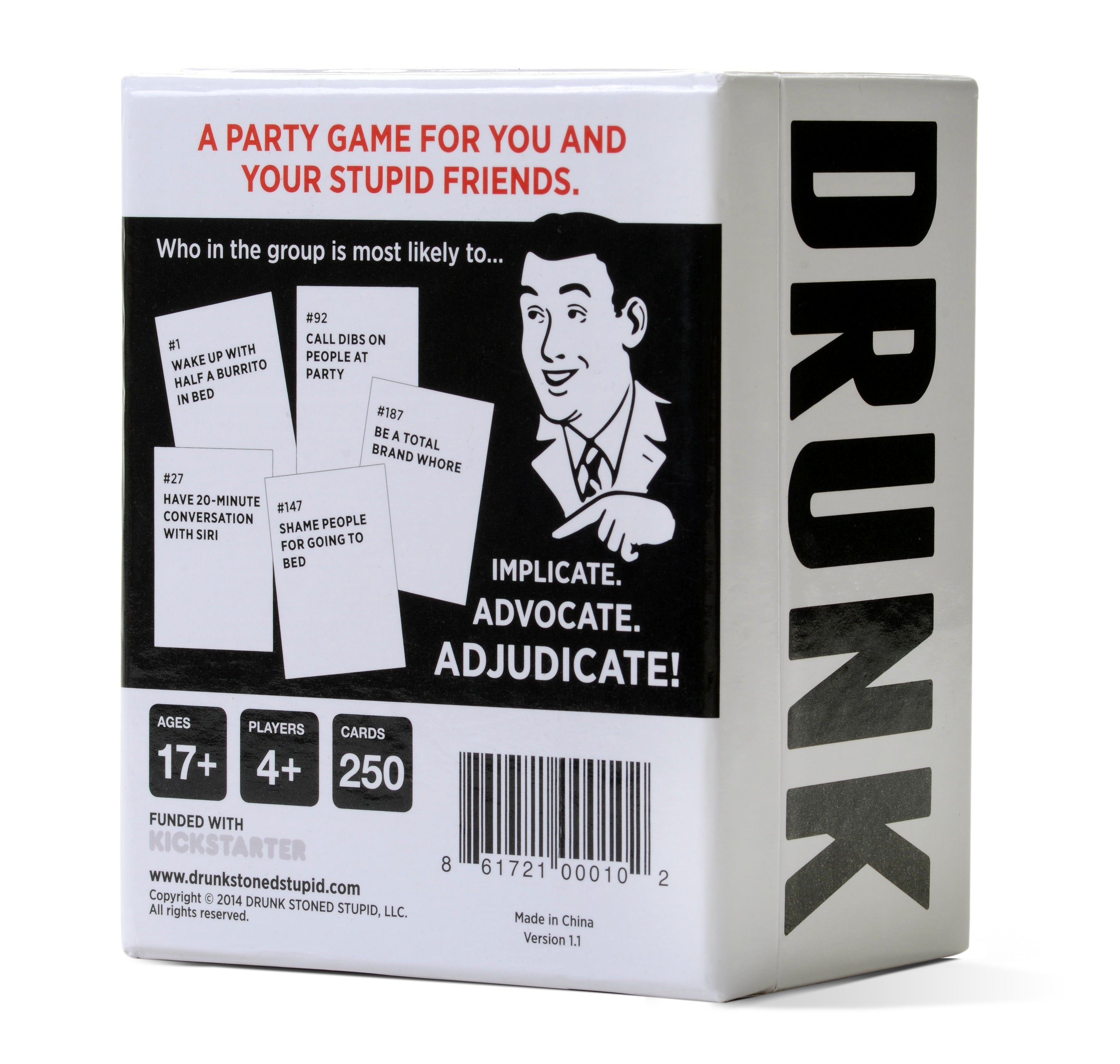 DRUNK STONED OR STUPID PARTY GAME