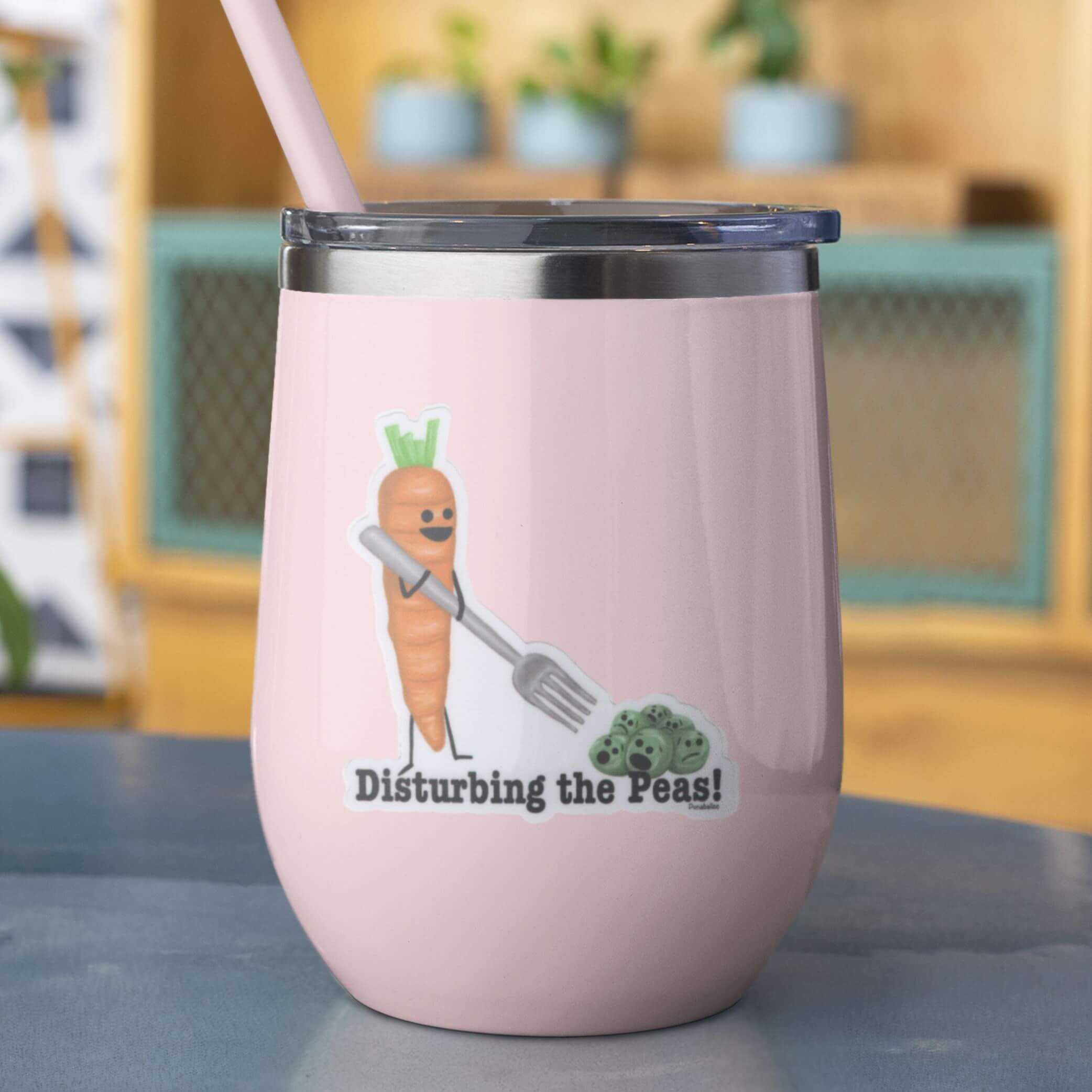 DISTURBING THE PEAS-STICKER