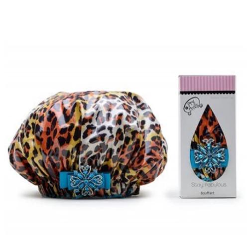 DIVA CHEETAH SHOWER CAP