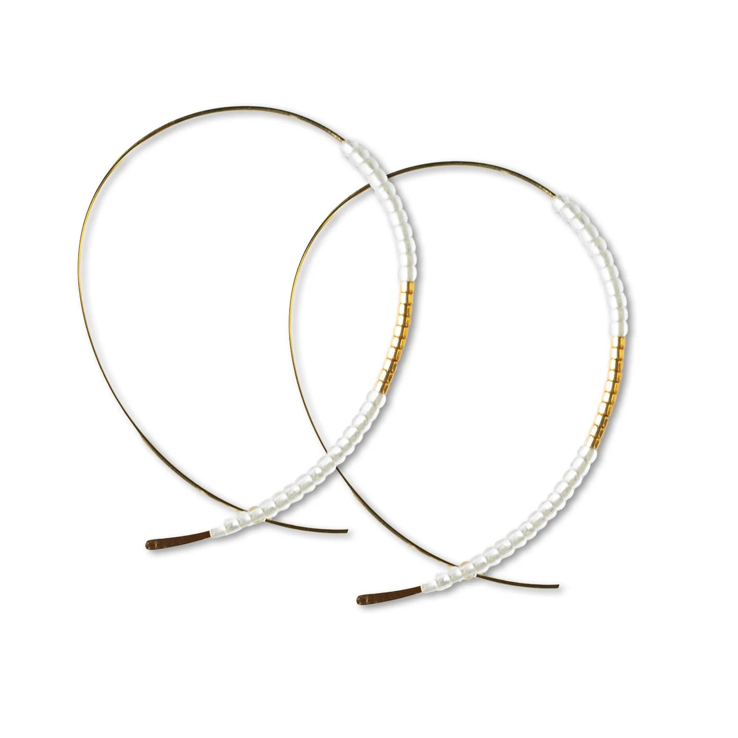 Norah Earrings - Pearl