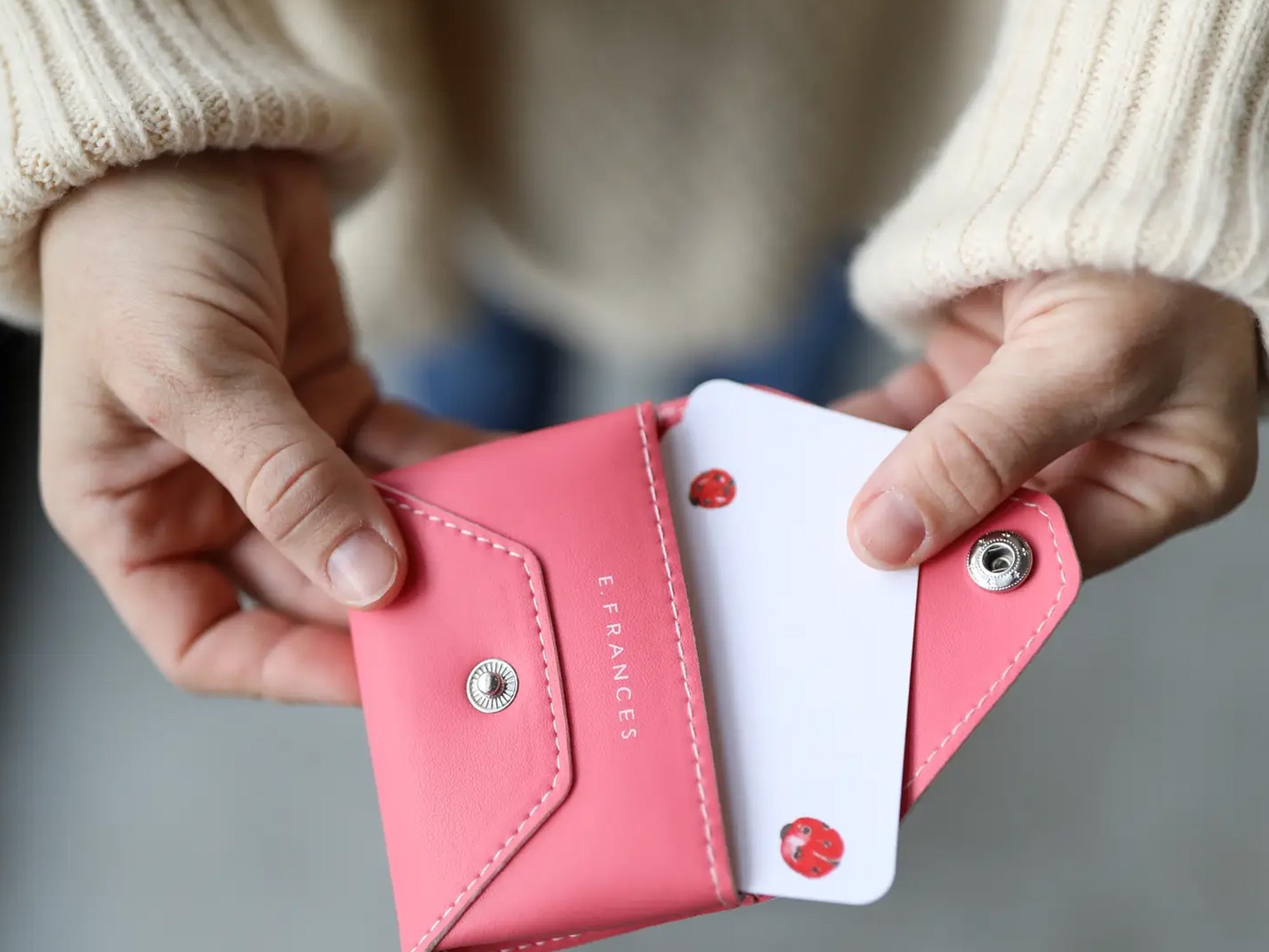 E. Frannie Pack - Little Notes Cardholder Navy