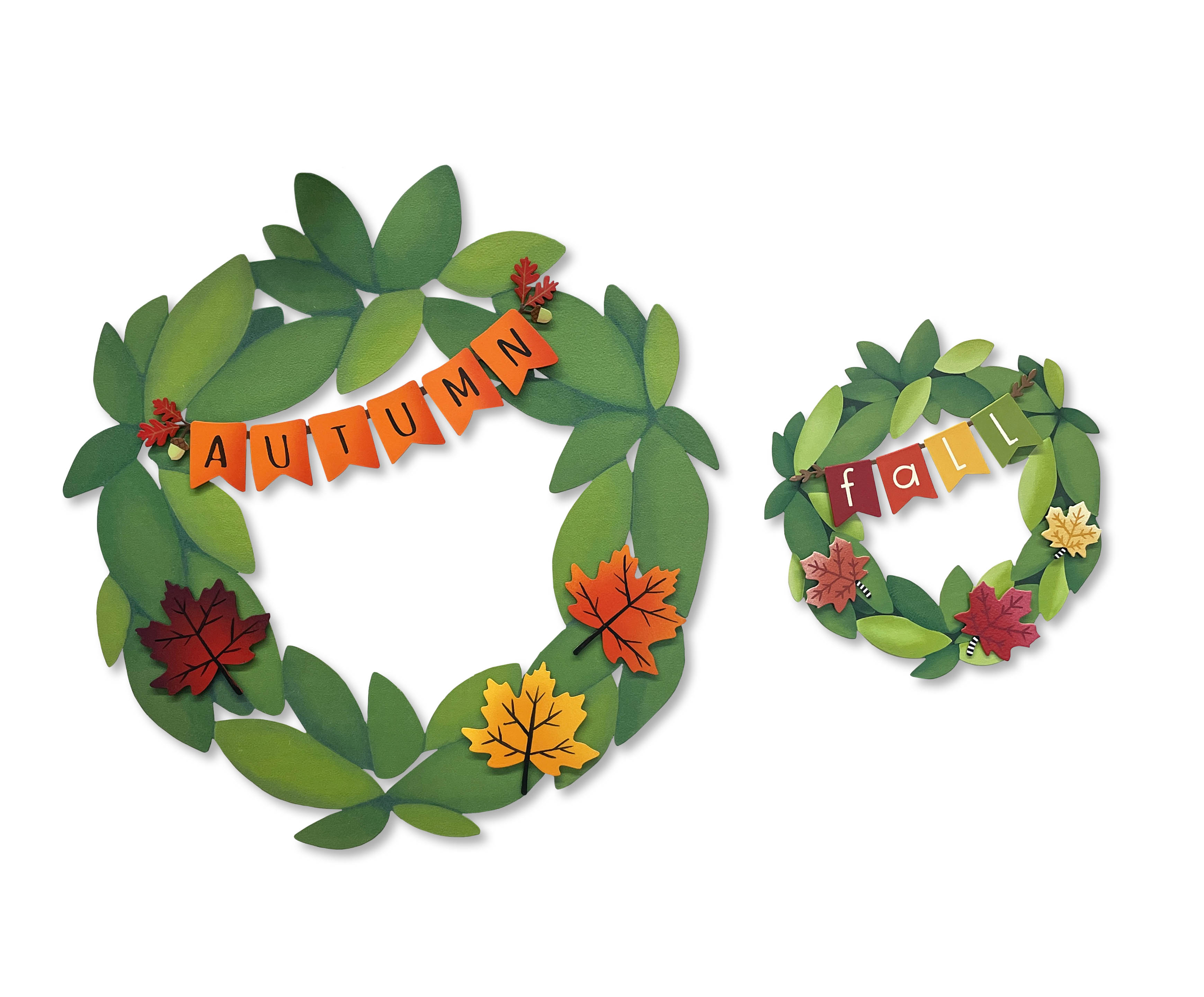 EVERYDAY WREATH MAGNETIC ART POP 8"