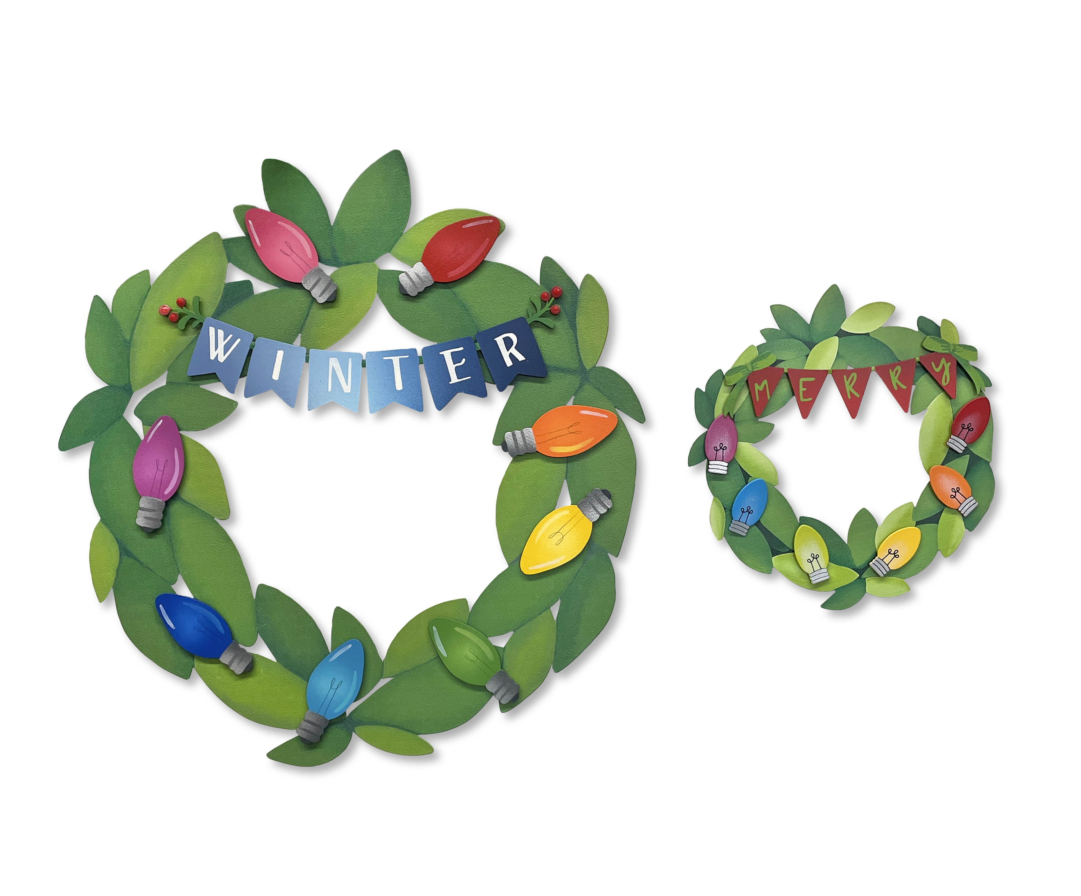 EVERYDAY WREATH MAGNETIC ART POP 8"