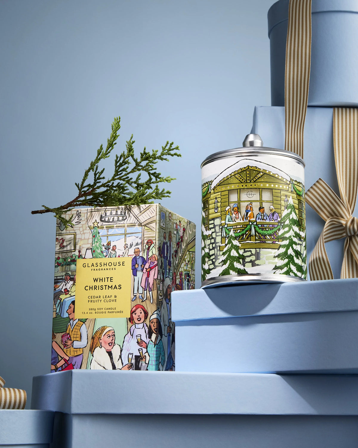 13.4 oz Candle - Christmas - White Christmas