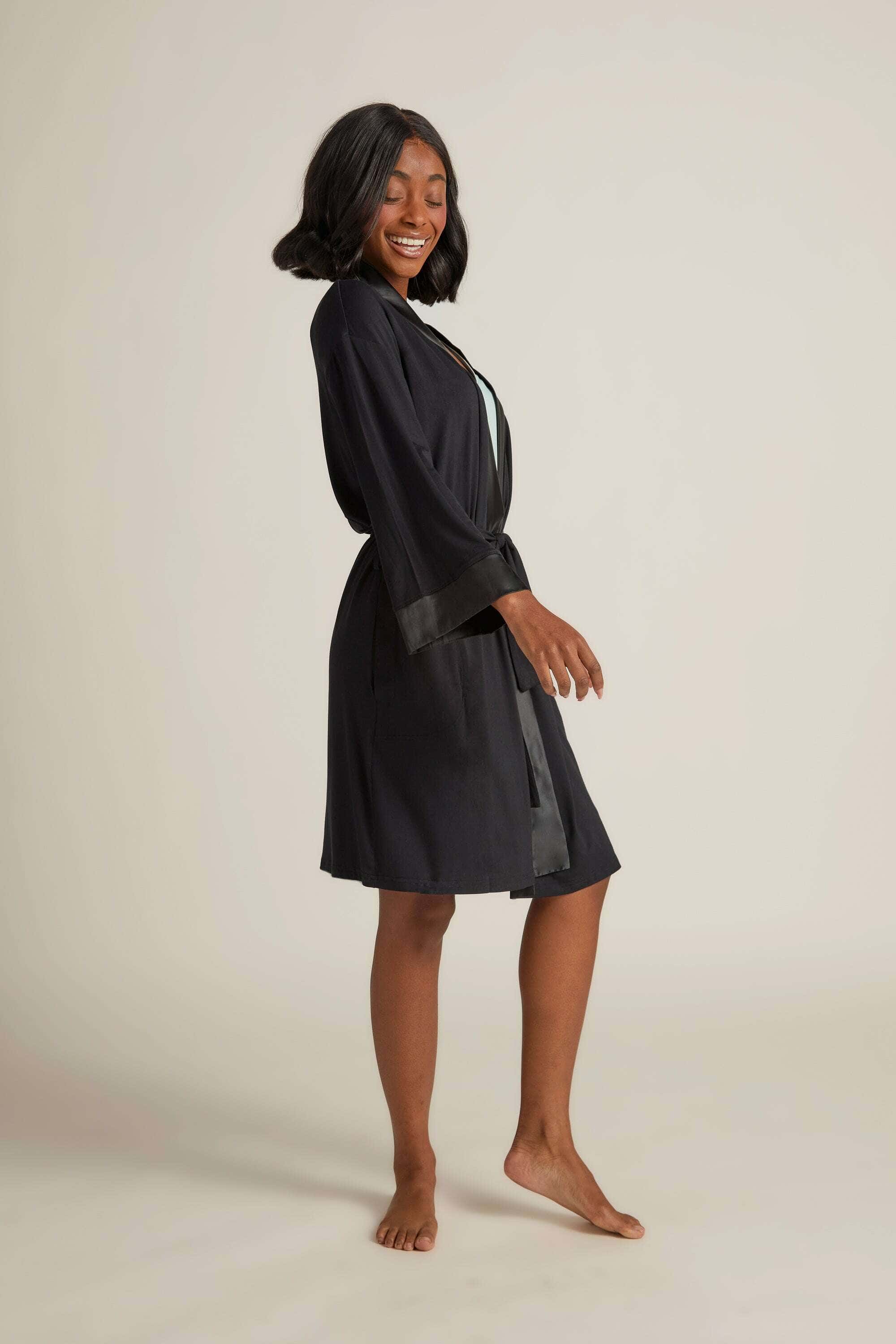 Kimono Robe: Earl Grey: S/M